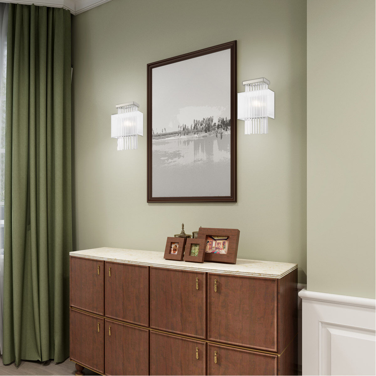 Alexis 1 Light 9 inch Brushed Nickel ADA ADA Wall Sconce Wall Light