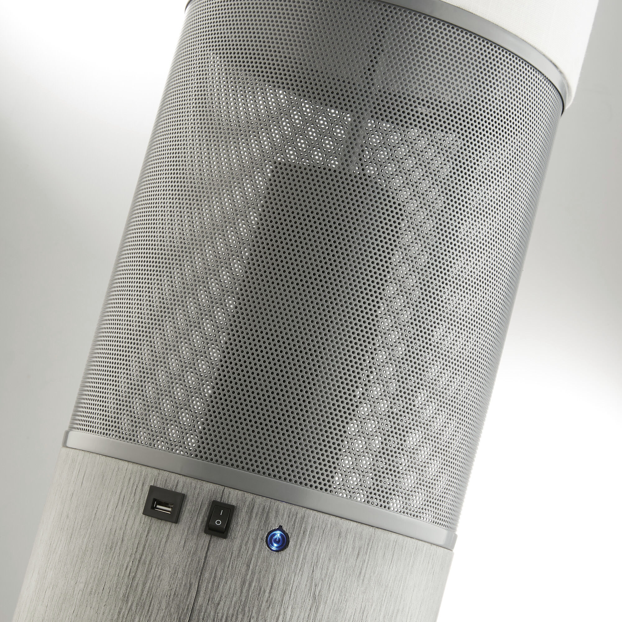 Sahirah 58.25 inch 5.00 watt Grey Floor Lamp Portable Light