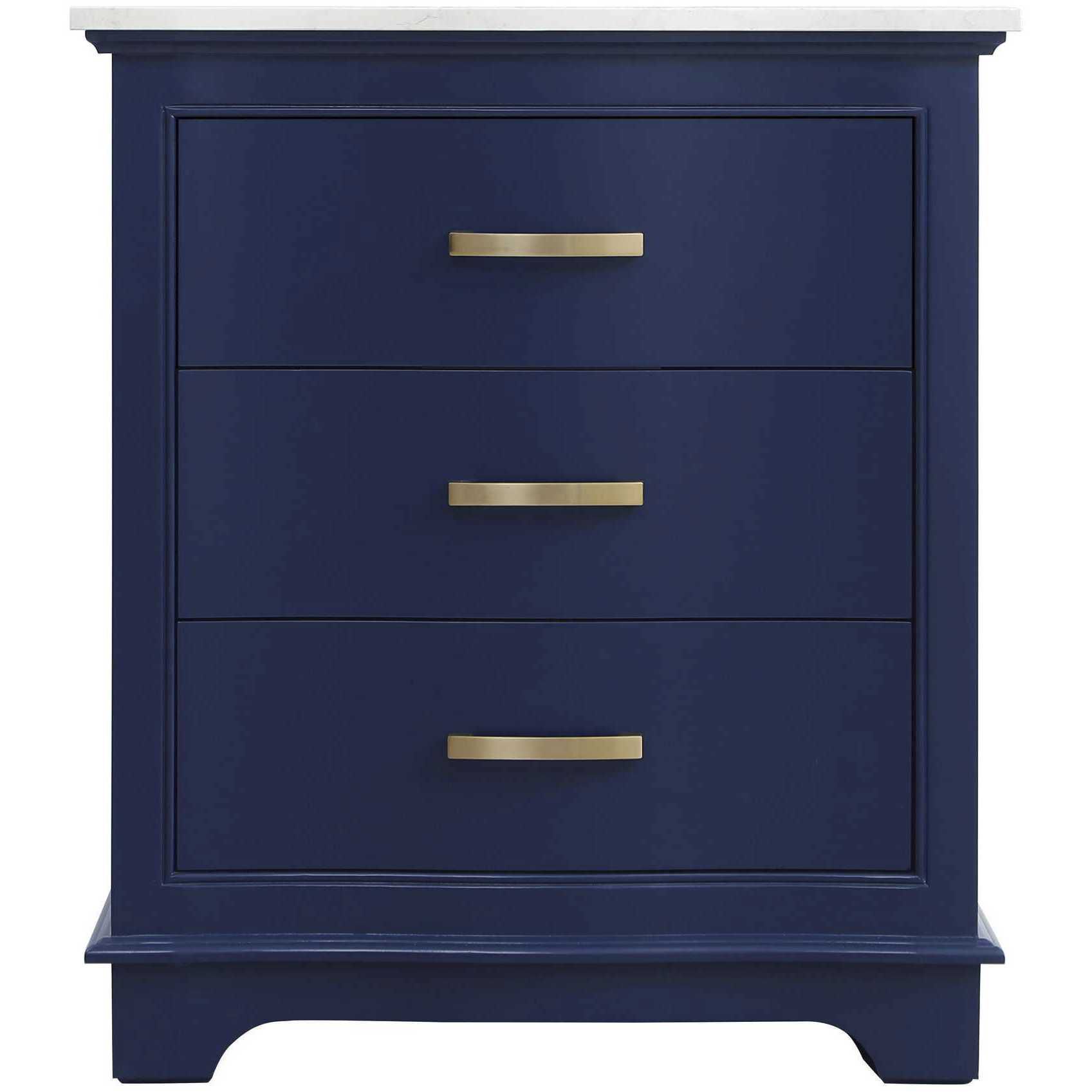 Knox 30 X 34 inch Blue Bathroom Vanity Cabinet