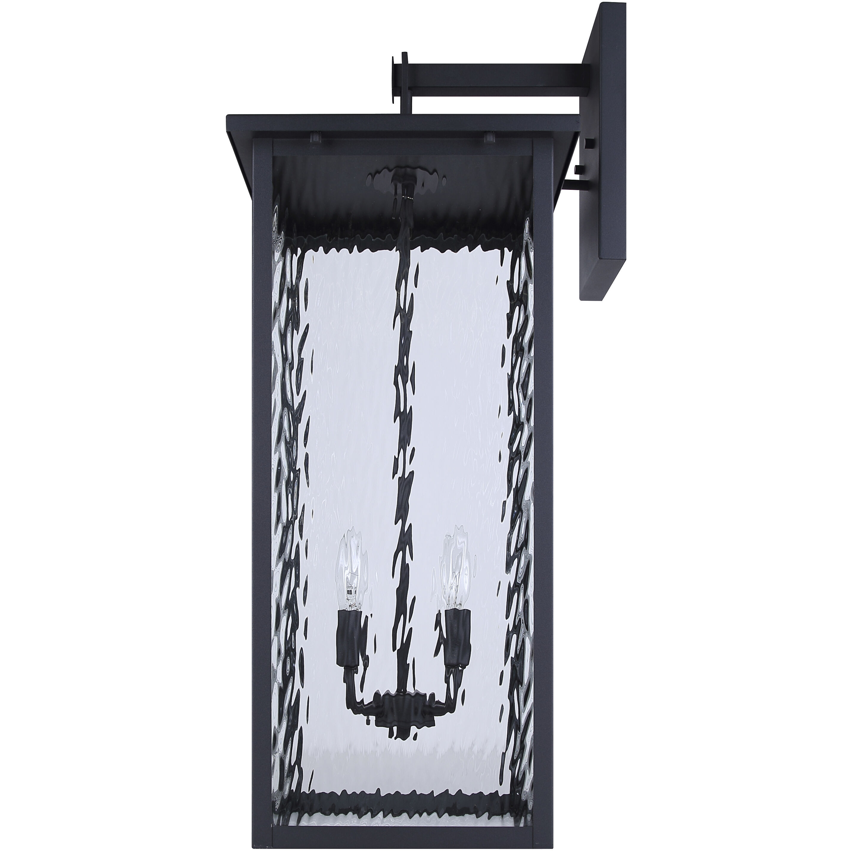 Shana 4 Light 30 inch Black Outdoor Wall Lantern