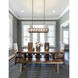 Jacquet 12 Light 43 inch Black Island/Pool Table Light Ceiling Light