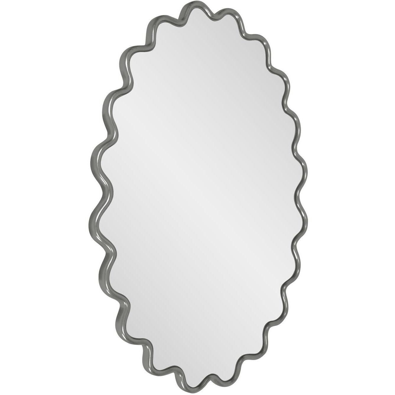 Cloud 36 X 24 inch Charcoal Mirror