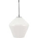 Rochester 1 Light 8 inch Chrome Pendant Ceiling Light