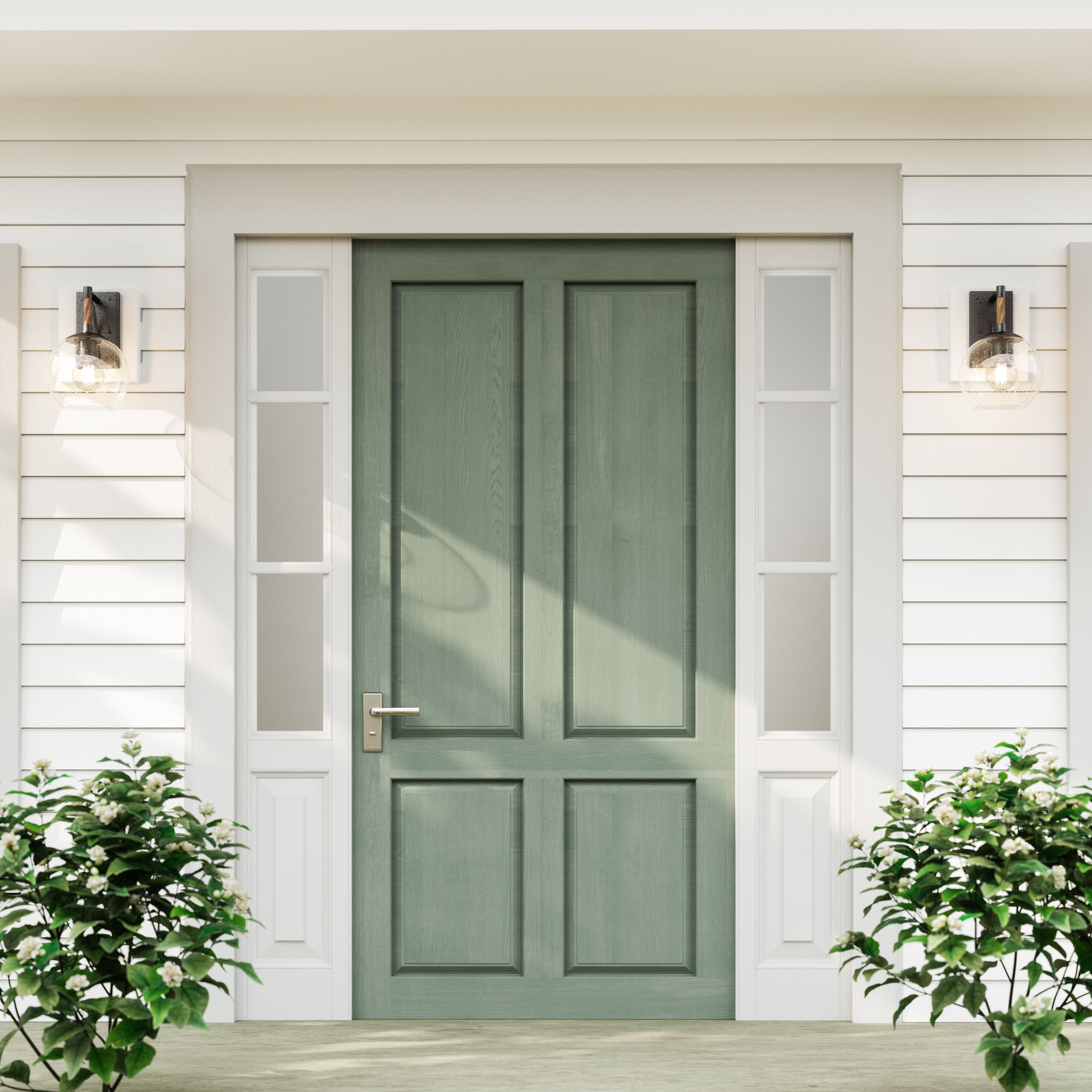 Orlando 1 Light 13.5 inch Iron with Natural Outdoor Wall Sconce