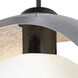 Pogo 1 Light Black Cord Pendant Ceiling Light