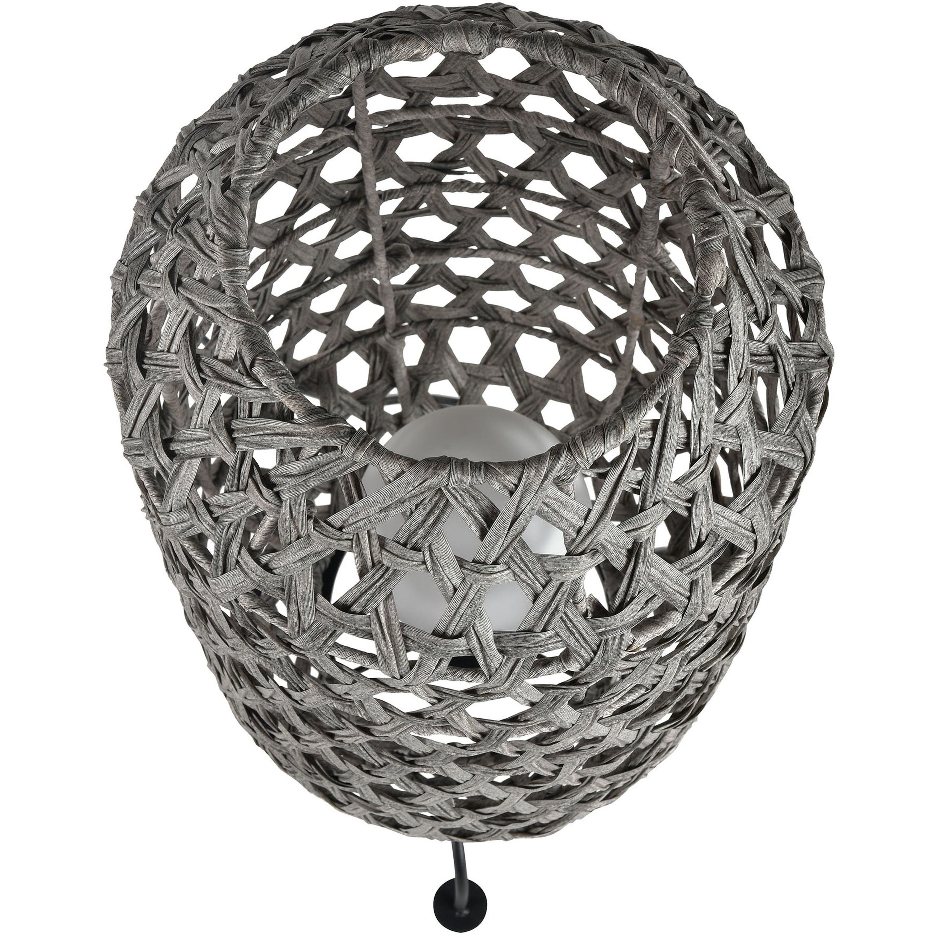 Banaue 36 inch 7 watt Gray with Black Outdoor Table Lamp