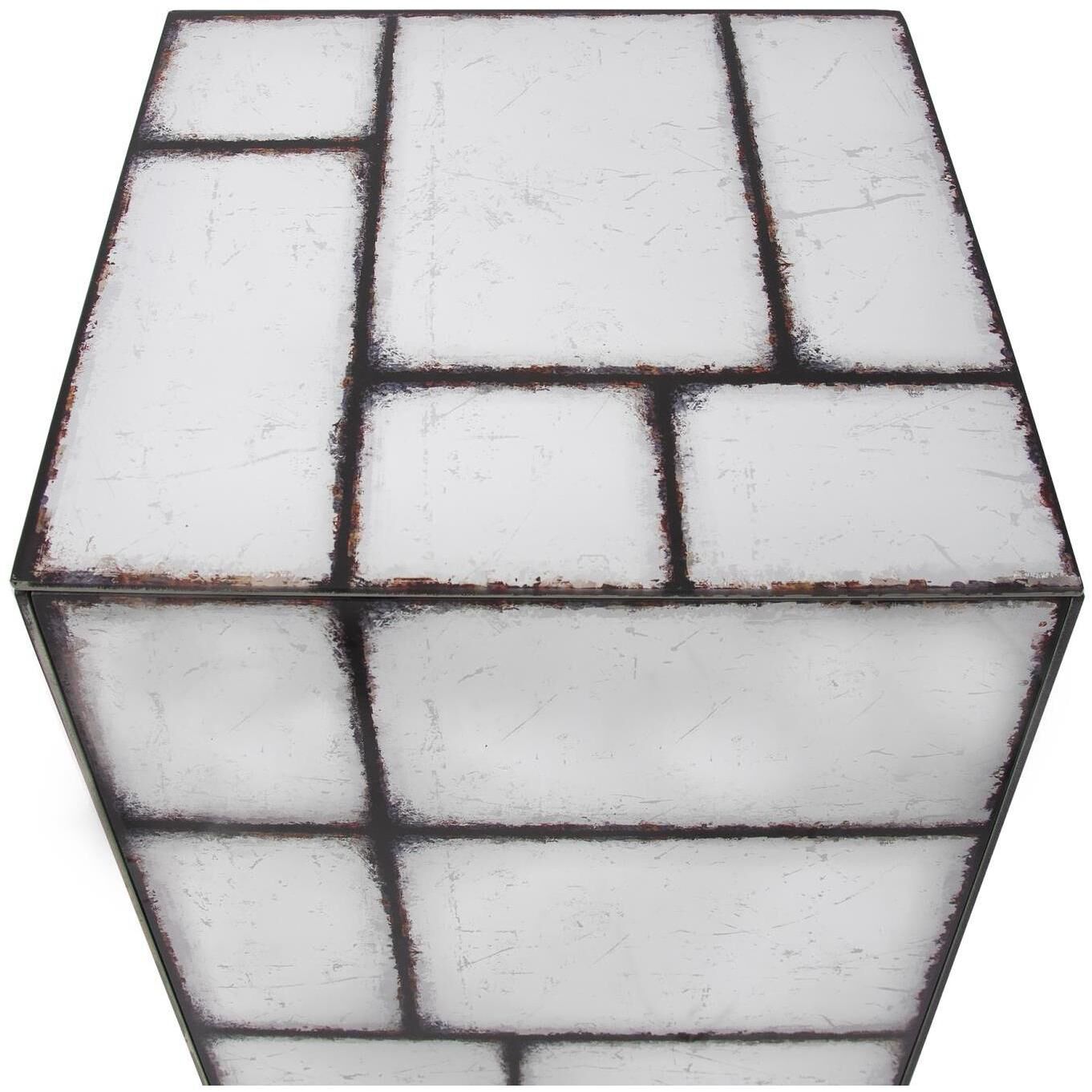 Braque 36 X 12 inch Smokey Gray and Black Pedestal