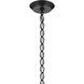 Nella 1 Light Black Pendant Ceiling Light