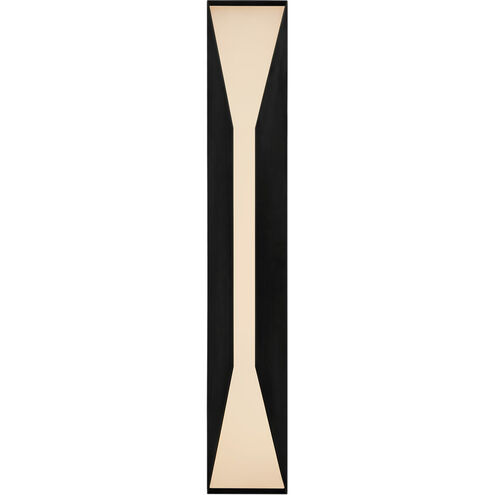 Kelly Wearstler Stretto LED 28 inch Bronze Outdoor Sconce, Large