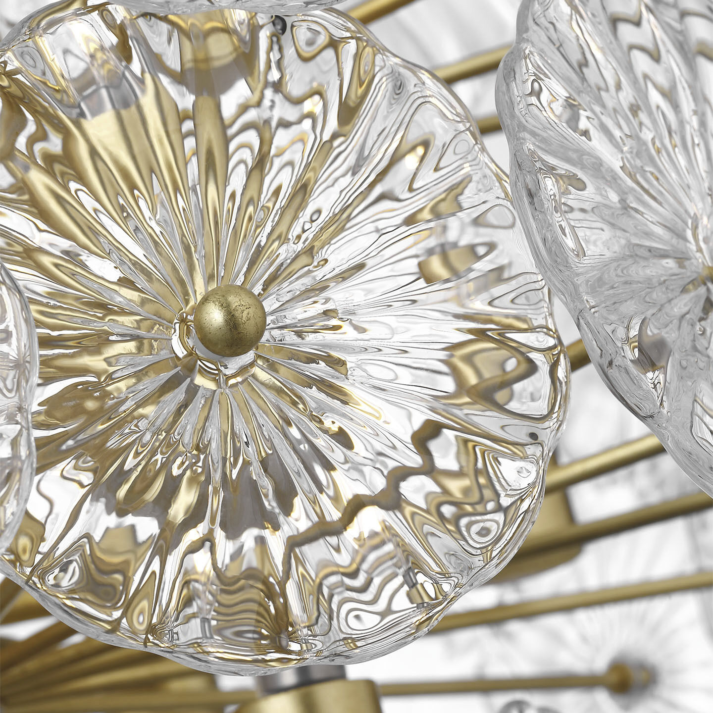 Julie Neill Gianna LED 24 inch Gild Chandelier Ceiling Light