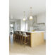 Madeline 4 Light 12 inch Modern Gold Pendant Ceiling Light