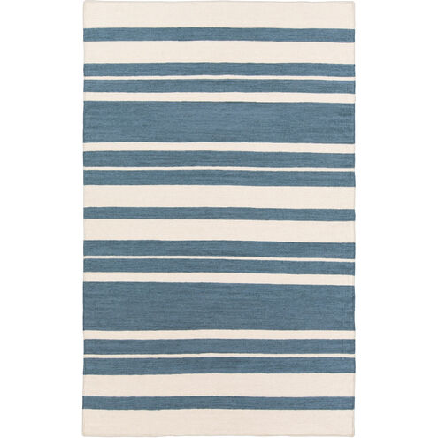 Frontier 36 X 24 inch Blue and Neutral Area Rug, Wool