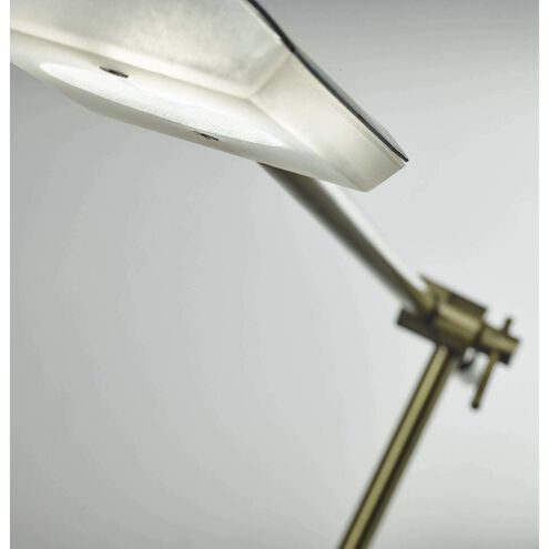 Vera 47 inch 6.00 watt Antique Brass Floor Lamp Portable Light