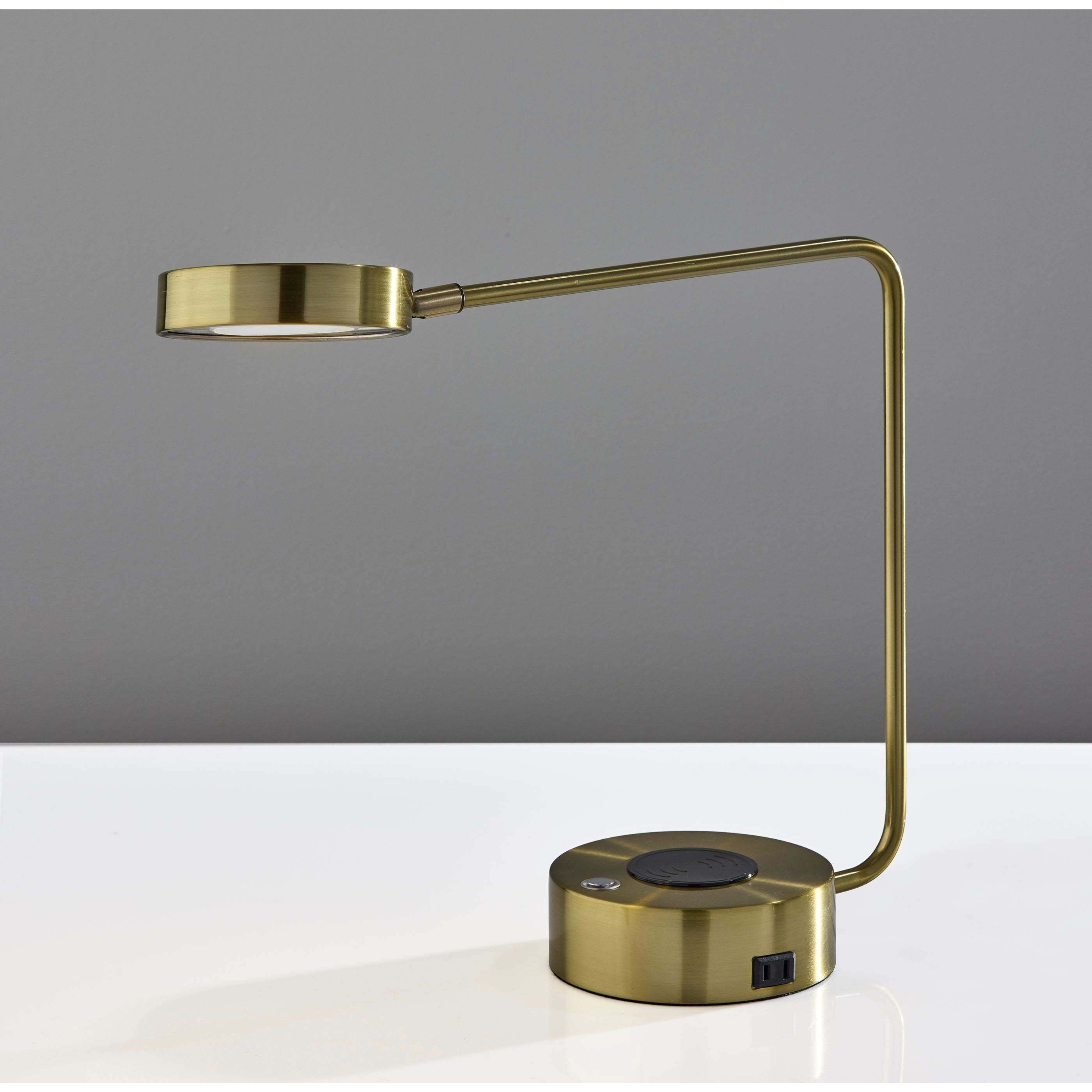 Viper 15 inch 9.00 watt Antique Brass Supercharger Desk Lamp Portable Light