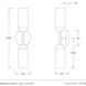 Emmett 2 Light 5 inch Dark Vintage Silver and Bronze Wall Sconce Wall Light
