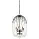 Voliere 6 Light 16.75 inch Gold Pendant Ceiling Light in Matte Black