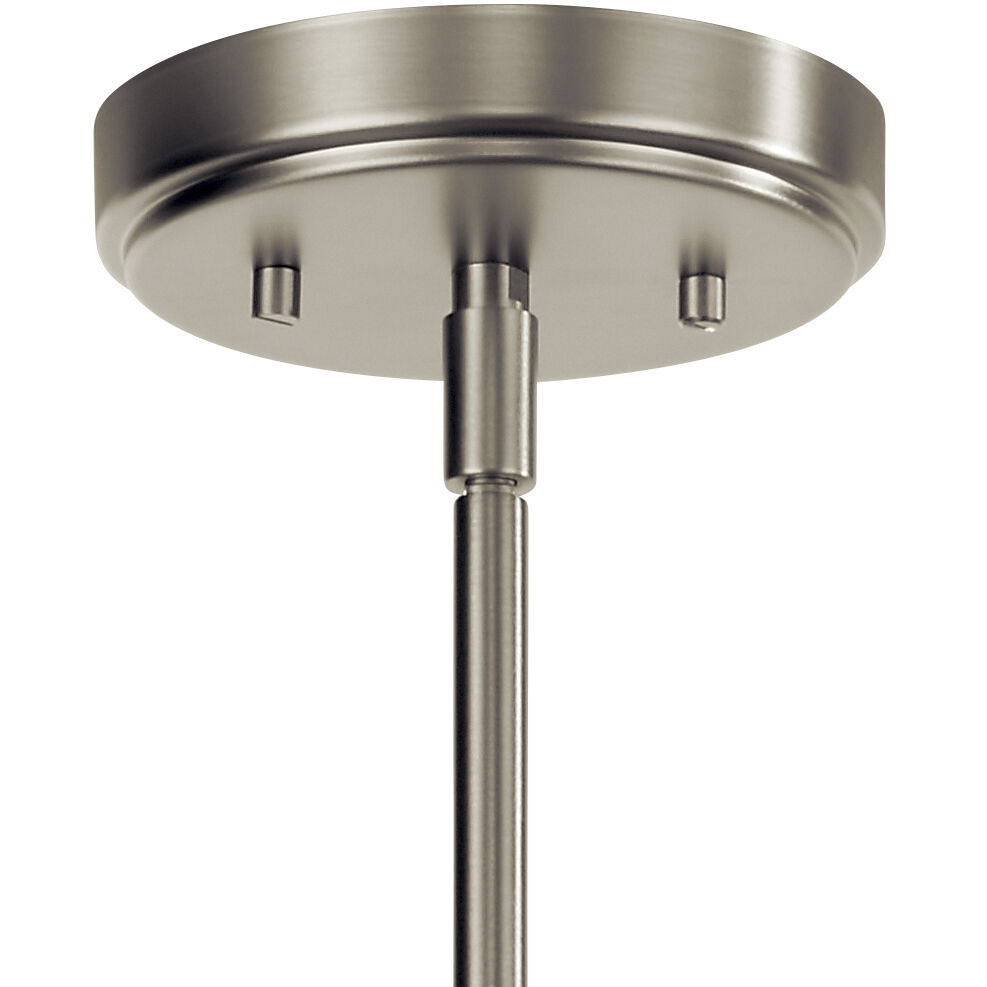 Aivian 1 Light 5.25 inch Nickel Textured Mini Pendant Ceiling Light