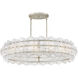 Rene 8 Light 45 inch Glacial Chandelier Ceiling Light