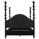 Ferret Hand Rubbed Black Bed, California King