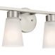 Stamos 4 Light 31 inch Brushed Nickel Bath Vanity Light Wall Light, 4 Arm
