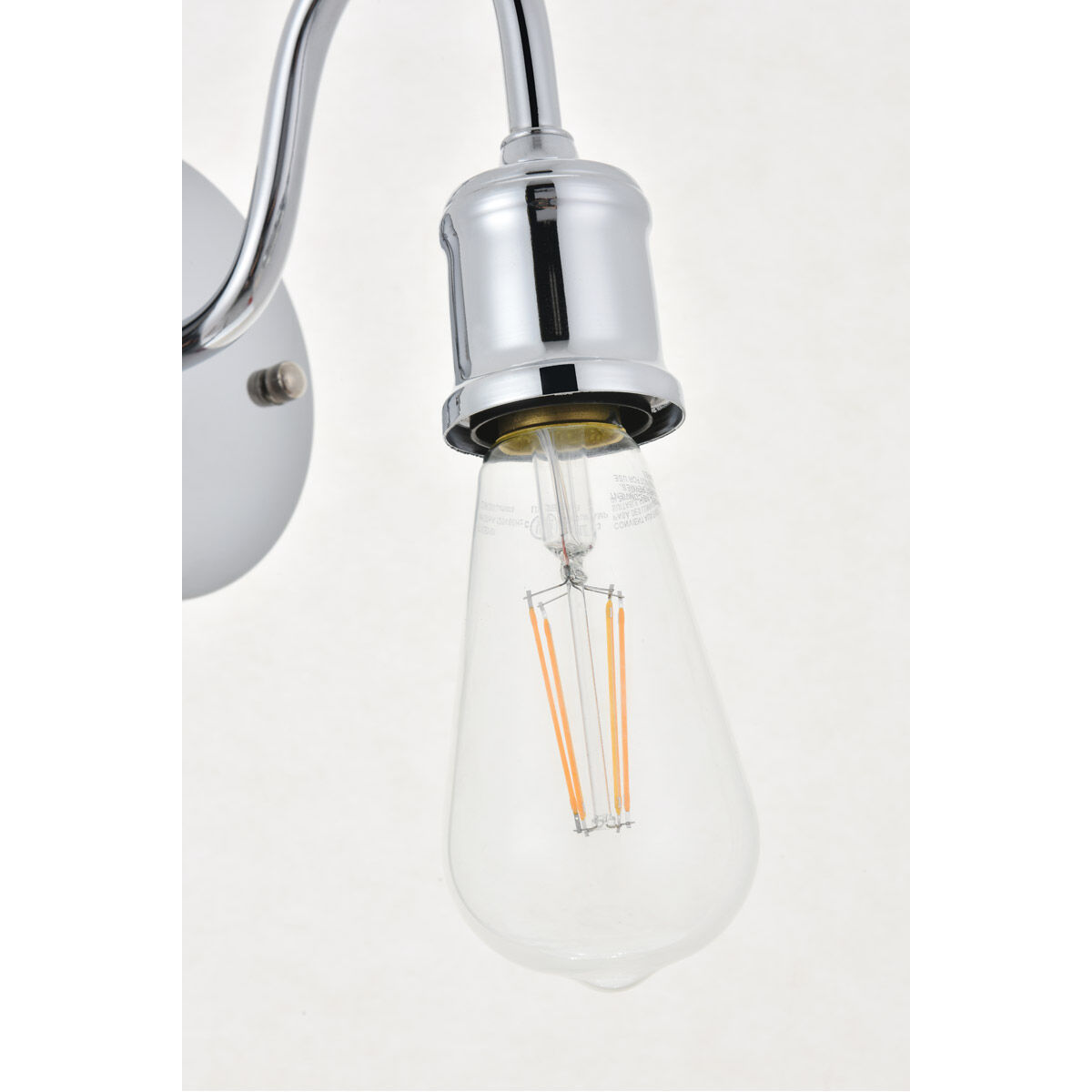 Serif 1 Light 5 inch Chrome Wall Sconce Wall Light