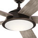 Verdi 56 inch Olde Bronze with Dark Walnut Blades Ceiling Fan