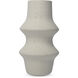 Lacy White Outdoor Vase