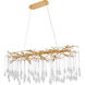 Canada 12 Light 25 inch Gold Chandelier Ceiling Light