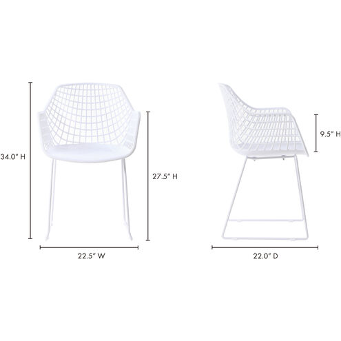 Honolulu White Chair, Set of 2