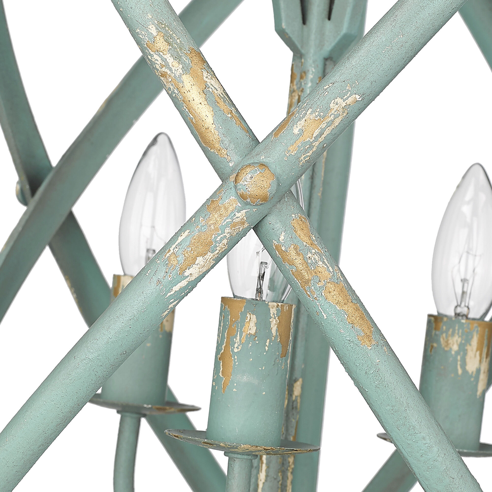 Alcott 3 Light 13 inch Antique Teal Pendant Ceiling Light