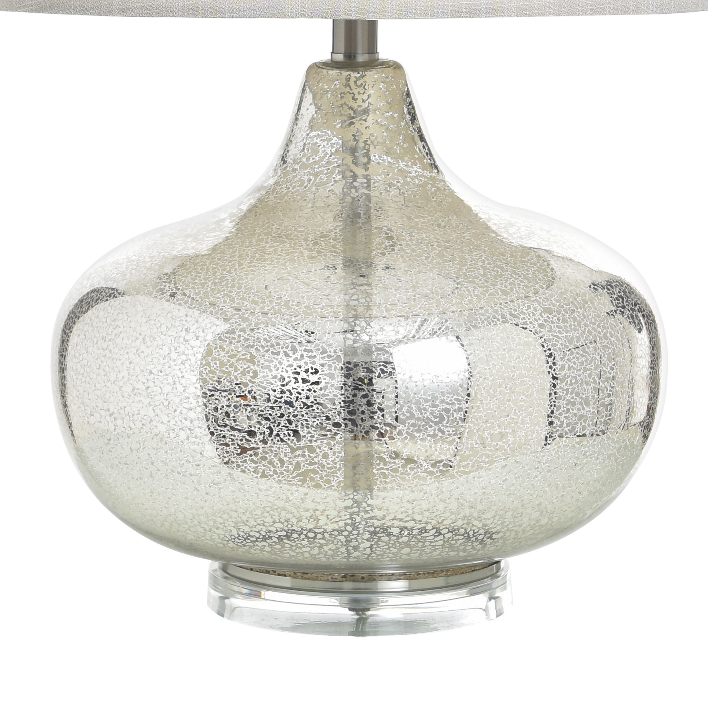 Signature 28 inch 100 watt Antique Mercury Table Lamp Portable Light