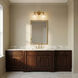 C&M by Chapman & Myers Barstow 2 Light 15 inch Burnished Brass Bath Vanity Wall Light