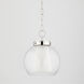 Sasha LED 10 inch Polished Nickel Pendant Ceiling Light