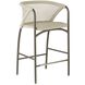 Enzo 36.5 inch Buff and Blackened Bronze Outdoor Counter Stool