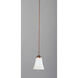 Vital 1 Light 6 inch Oil Rubbed Bronze Mini Pendant Ceiling Light