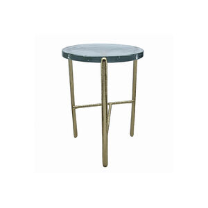 Simply Designed 24 X 15 inch Gold End Table