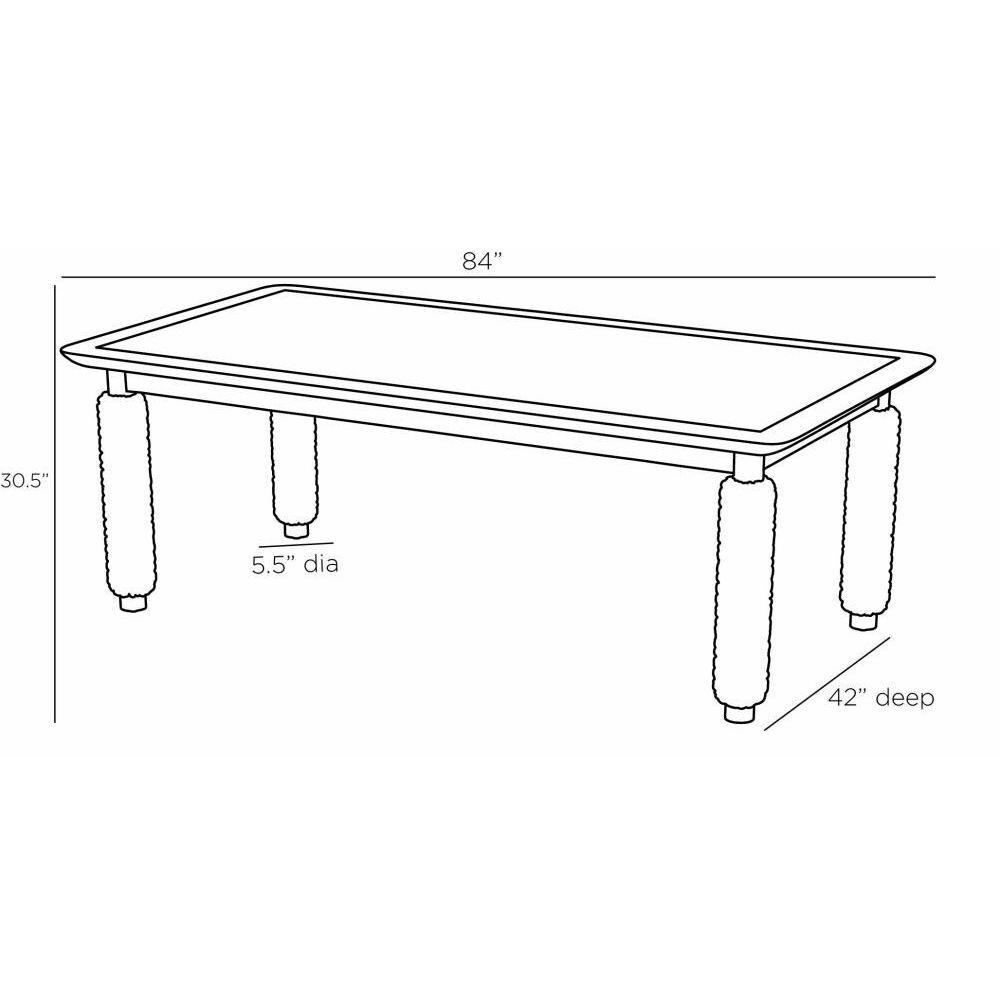 Anwar Ebony Dining Table