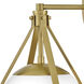 Colby 1 Light 9.25 inch Lacquered Brass Sconce Wall Light