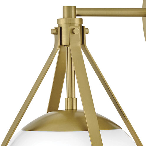Colby 1 Light 9.25 inch Lacquered Brass Sconce Wall Light
