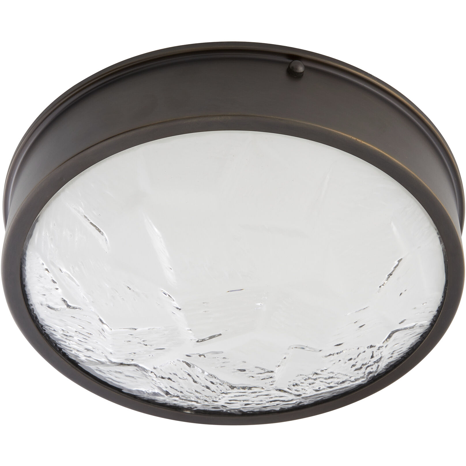 Pietro 1 Light 12.5 inch English Bronze Flush Mount Ceiling Light