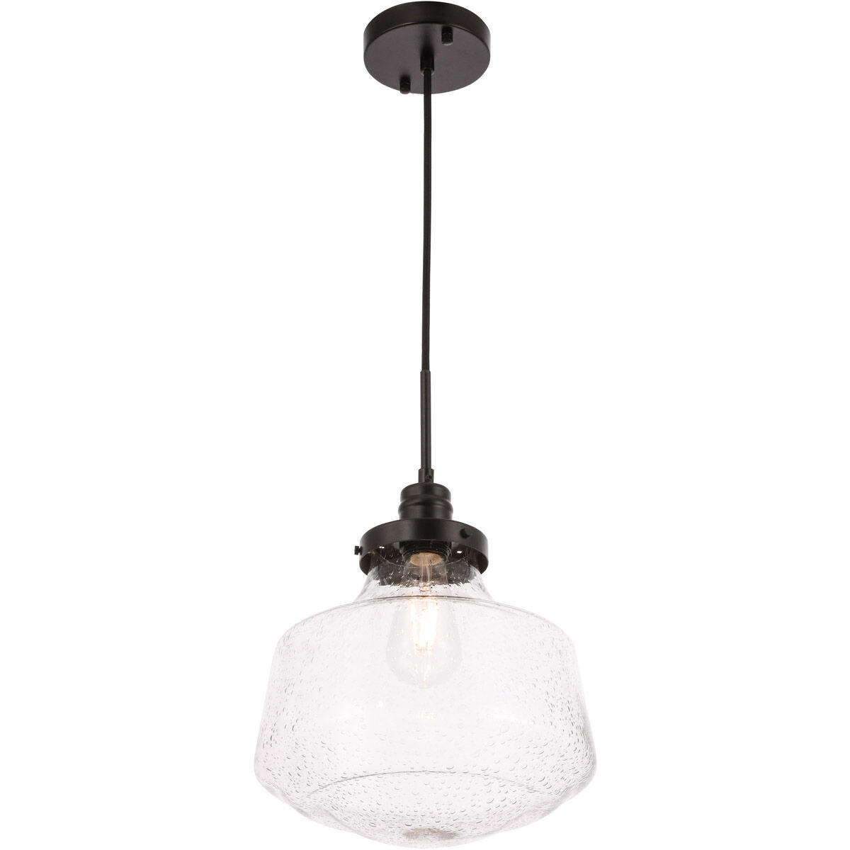 Lyle 1 Light 11 inch Black Pendant Ceiling Light