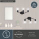 Bellwood 3 Light 21.75 inch Matte Black Bathroom Light Wall Light