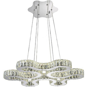 Odessa LED 27 inch Chrome Chandelier Ceiling Light
