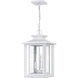 Wakefield 3 Light 11 inch White Lustre Outdoor Hanging Lantern