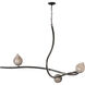 Floret 3 Light 45.3 inch Vintage Platinum Pendant Ceiling Light