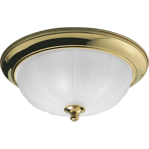 Prescott 3 Light 19 inch Polished Brass Close-to-Ceiling Ceiling Light