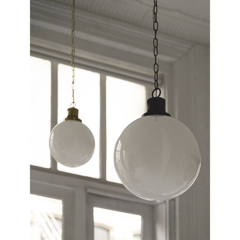 Beverly 1 Light 10 inch Aged Brass Pendant Ceiling Light
