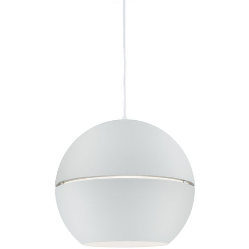 Lucas 1 Light 15.75 inch White Pendant Ceiling Light