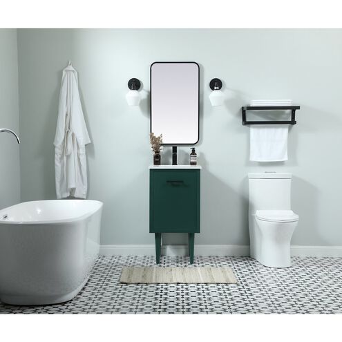 Cyrus 19 X 18 X 33.5 inch Green Vanity Sink Set