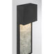 Norrin LED 16 inch Sand Coal Black Outdoor Wall Sconce